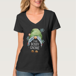 Camiseta Gnomo Mandão Xadrez de Búfalo Família Corresponden