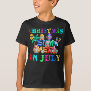Camiseta Gnomo Natal Em Julho De Verão