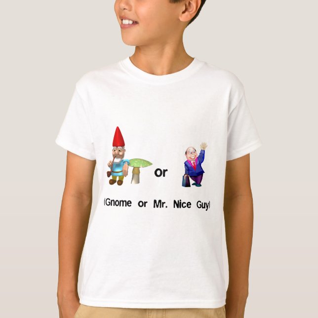 Camiseta Gnomo ou Sr. Agradável Cara (Frente)