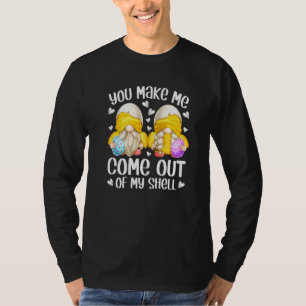Camiseta Gnomo Páscoa Bonito Dizendo Para Mulheres E Engraç