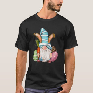 Camiseta Gnomo Páscoa Coelhinha Coelho Orelha Coelho Leopa