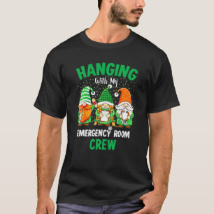 Camiseta Gnomo Prendendo Com Rua De Enfermeira Da Sala De E