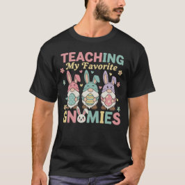 Camiseta Gnomo Professor Engraçado Ensinando Meus Gnomos Fa