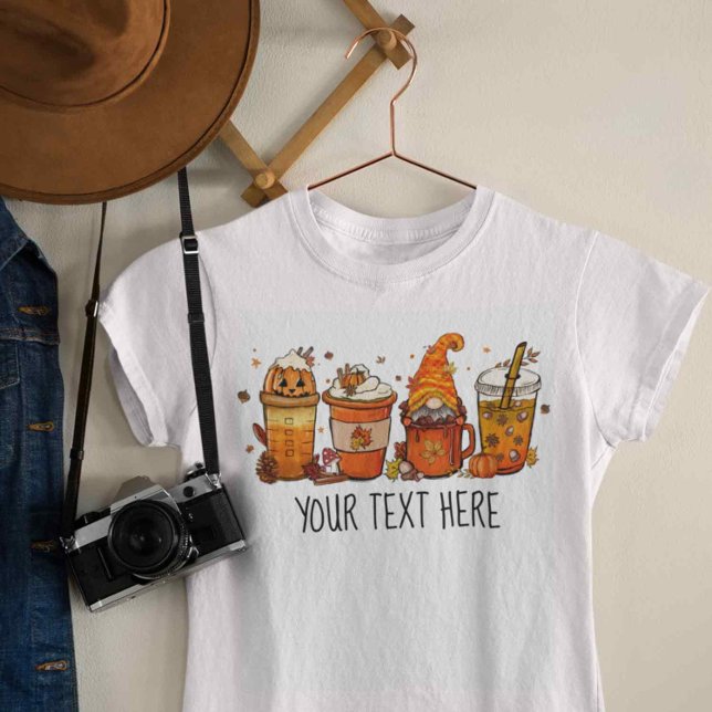 Camiseta Gnomo Pumpkin Fall Tee Retro Design Halloween Dive (Gnome Fall pumpkin design. Custom Fall T-shirt for her. Funny fall t-shirt orange leafs
)