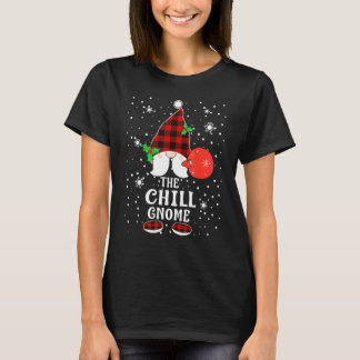 Camiseta Gnomo Relaxado Xadrez de Búfalo Família Correspond