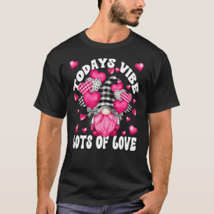 Camiseta Gnomo Rosa Com Barba Rosa Para Mulheres Bonitinho 