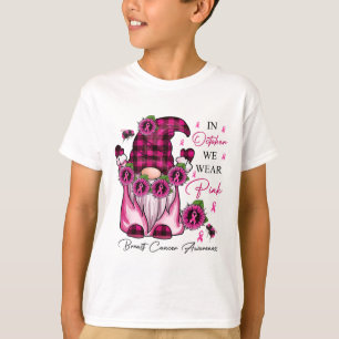 Camiseta Gnomo Rosa Em Outubro Vestimos O Cancer A Rosa