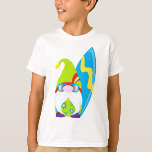 Camiseta Gnomo Surfing Funny Summer