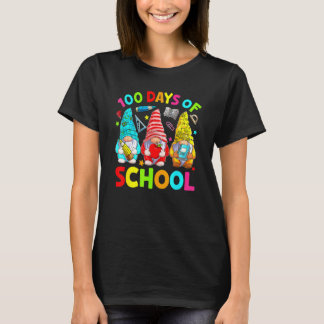 Camiseta Gnomos 100 Dias De Escola Feliz 100º Dia Chá Infan
