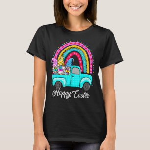 Camiseta Gnomos Arco-Íris Com Ovos Coelhinhos Caçando Pais