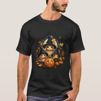 Camiseta Gnomos Autumn Pumpkins Halloween Fall