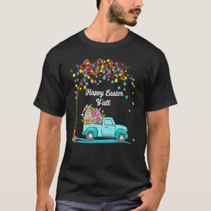 Camiseta Gnomos Bonitos Com Coelhinhos De Ovos Caminhão De 
