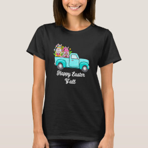 Camiseta Gnomos Bonitos Com Coelhinhos De Ovos Caminhão De 