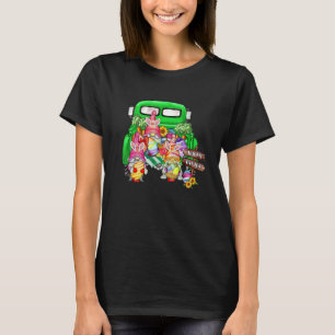 Camiseta Gnomos Bonitos Com Coelhinhos De Ovos Caminhão De 