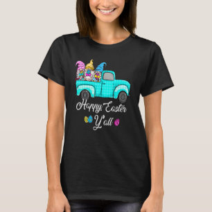 Camiseta Gnomos Bonitos Com Coelhinhos De Ovos Caminhão De