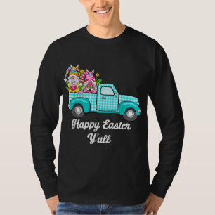 Camiseta Gnomos bonitos com ouvidos coelhos Caminhão de caç