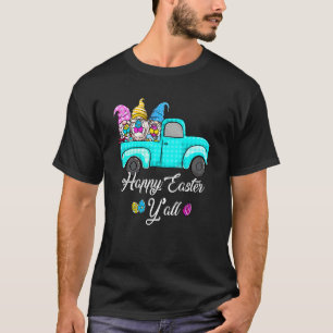 Camiseta Gnomos bonitos com ouvidos coelhos Caminhão de caç