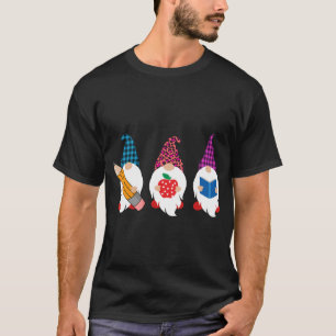 Camiseta Gnomos Bonitos Engraçados De Volta À Professora De