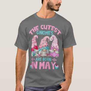 Camiseta Gnomos Bons De Aniversário Para Mulheres E Jardins