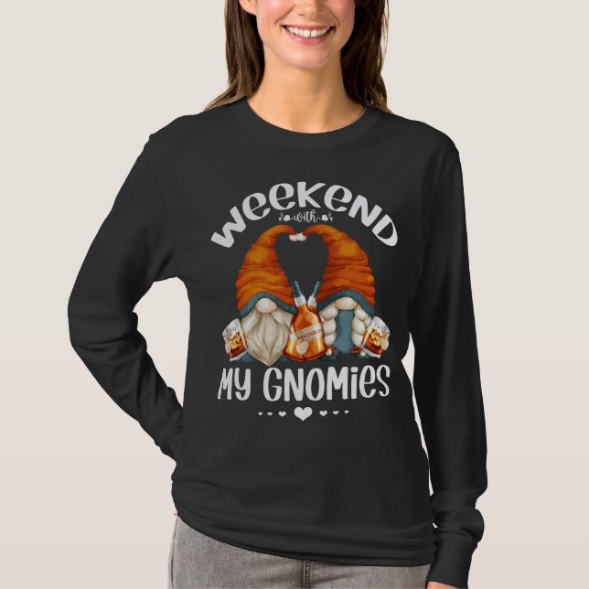 Camiseta Gnomos Bourbon e Gnomos Cutes Engraçados (Frente)