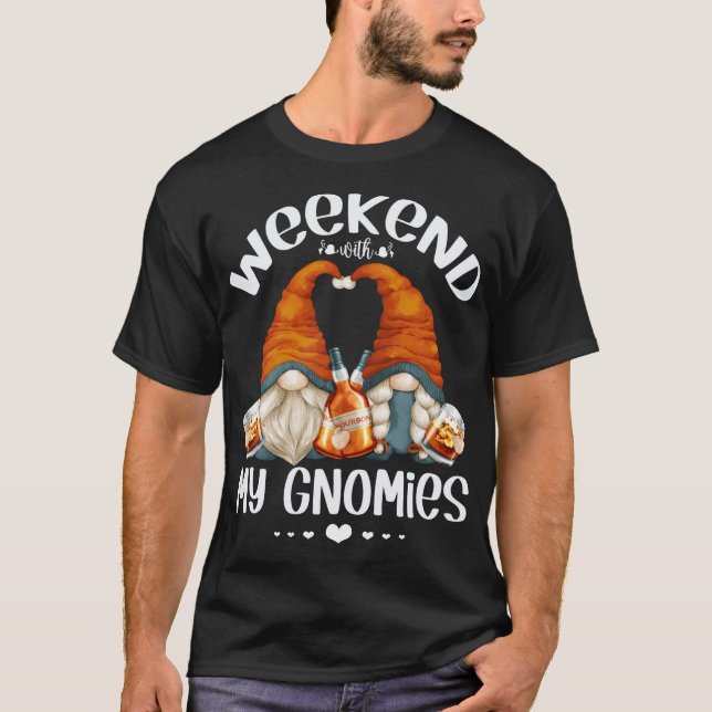 Camiseta Gnomos Bourbon e Gnomos Cutes Engraçados (Frente)