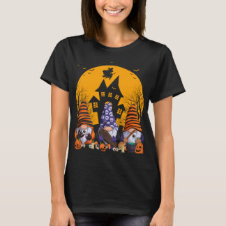 Camiseta Gnomos Cachinhos no Halloween Queda no outono Gnom