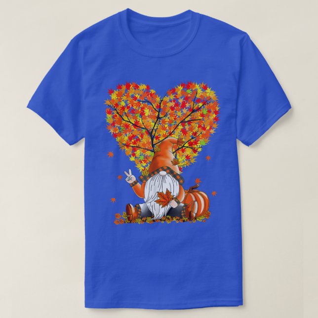 Camiseta Gnomos Cachorros Pumpkin outono Fall Season Autumn (Frente do Design)