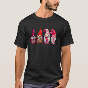 Camiseta Gnomos Cachorros Segurando Traços De Dia de os nam