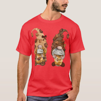 Camiseta Gnomos Coffee Engraçado Cafeína Homens Mulheres Pr