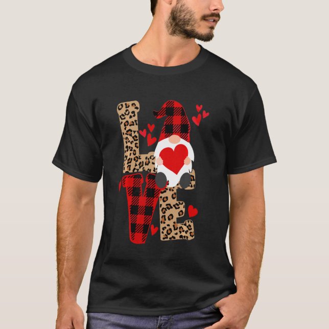 Camiseta Gnomos Cons Adoram Casal-Xadrez-Leopardo M (Frente)
