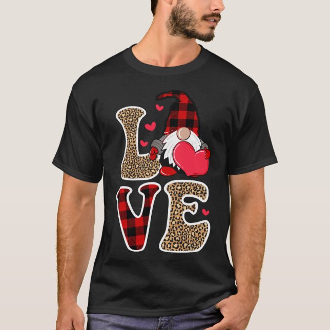 Camiseta Gnomos Cons Adoram Casal-Xadrez-Leopardo M (Frente)
