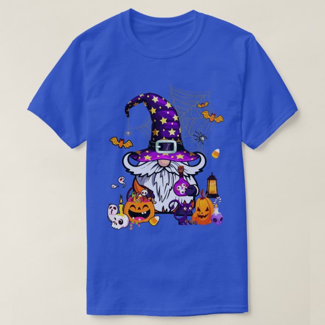 Camiseta Gnomos Cons Felizes Queda de Candy Corn Pumpki (Frente do Design)