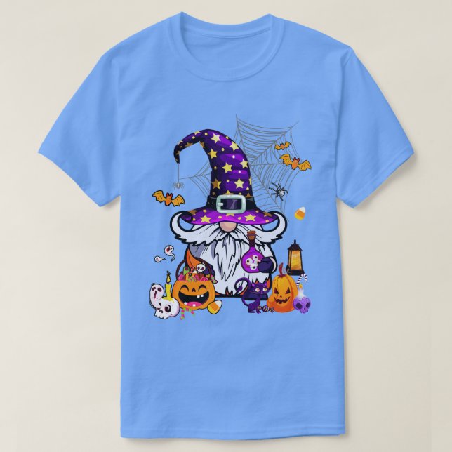 Camiseta Gnomos Cons Felizes Queda de Candy Corn Pumpki (Frente do Design)