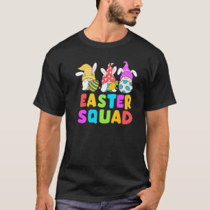 Camiseta Gnomos Cons Páscoa Caçada de Ovo Coelho Orelha Pás
