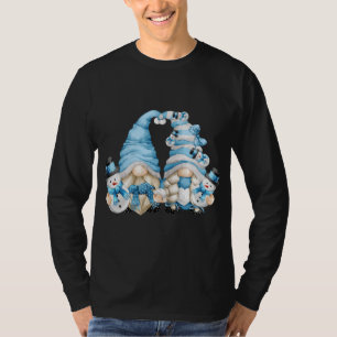 Camiseta Gnomos Cortantes De Inverno Para Mulheres Com S