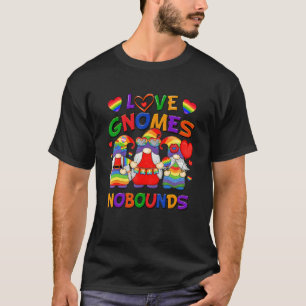 Camiseta Gnomos de Amor Sem Limites Comunidade LGBT Orgulho