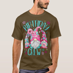 Camiseta Gnomos De Aniversário Engraçados Para Meninas De F