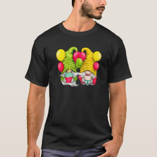Camiseta Gnomos de Balão de Aniversário para Casal Gay