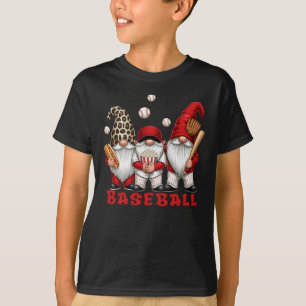 Camiseta Gnomos De Beisebol, Gnomos Esportivos Engraçados