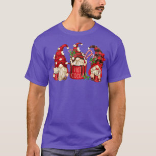 Camiseta Gnomos de Cacau Quente Bebem Chocolate Quente Assi