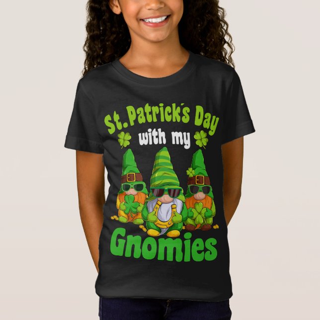 Camiseta Gnomos de Dia de São Patrício Gnome (Frente)