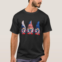 Camiseta Gnomos De Futebol Patriótico Americano Nos Estados