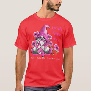 Camiseta Gnomos de girassol e Cancer de mama