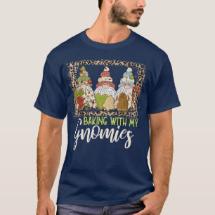 Camiseta Gnomos de Natal BATENDO COM MINHAS GNOMIES Baker L