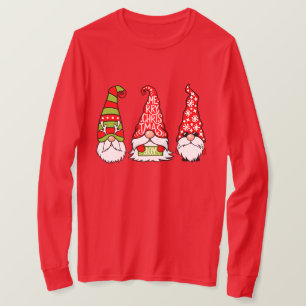 Camiseta Gnomos de Natal Longa Folga