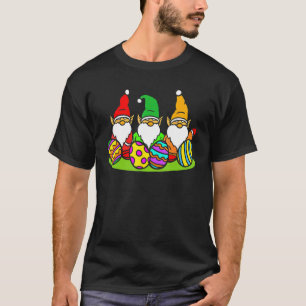 Camiseta Gnomos de Páscoa cúbica Páscoa nórdica domingo Caç