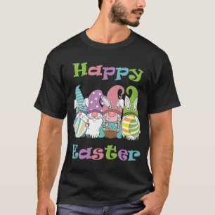 Camiseta Gnomos De Páscoa Engraçados Com Orelhas De Coelhin