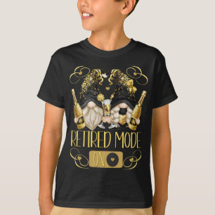 Camiseta Gnomos De Reforma Engraçados Para Mulheres Aposent