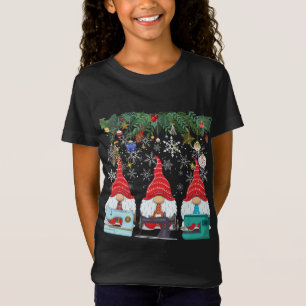 Camiseta Gnomos de Sewing Quililing Gnomies Xmas - Quilter