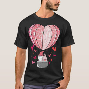 Camiseta Gnomos do Dia de os namorados do Casal do Amor Nam